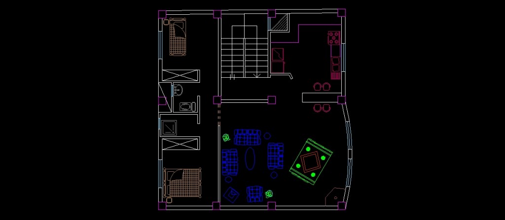 آپارتمان 2 طبقه