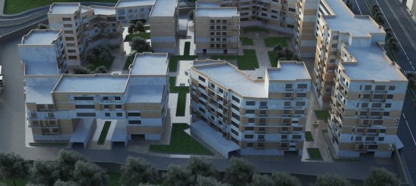 دانلود پروژه طراحی معماری شهرک مسکونی