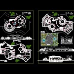 دانلود پروژه بیمارستان 50 تخت خوابه دارای 5 طبقه طراحی معماری