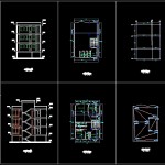 دانلود پلان آپارتمان 3 طبقه-3واحده